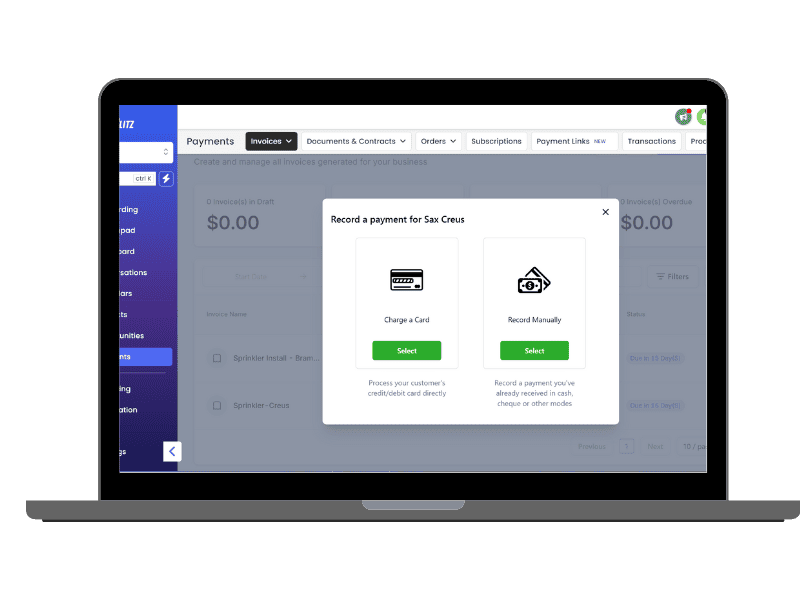 a laptop with a screen displaying a payment form